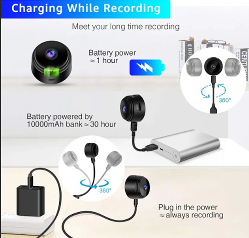 Mini Camara Inalambrica Wifi de 2.4 GB